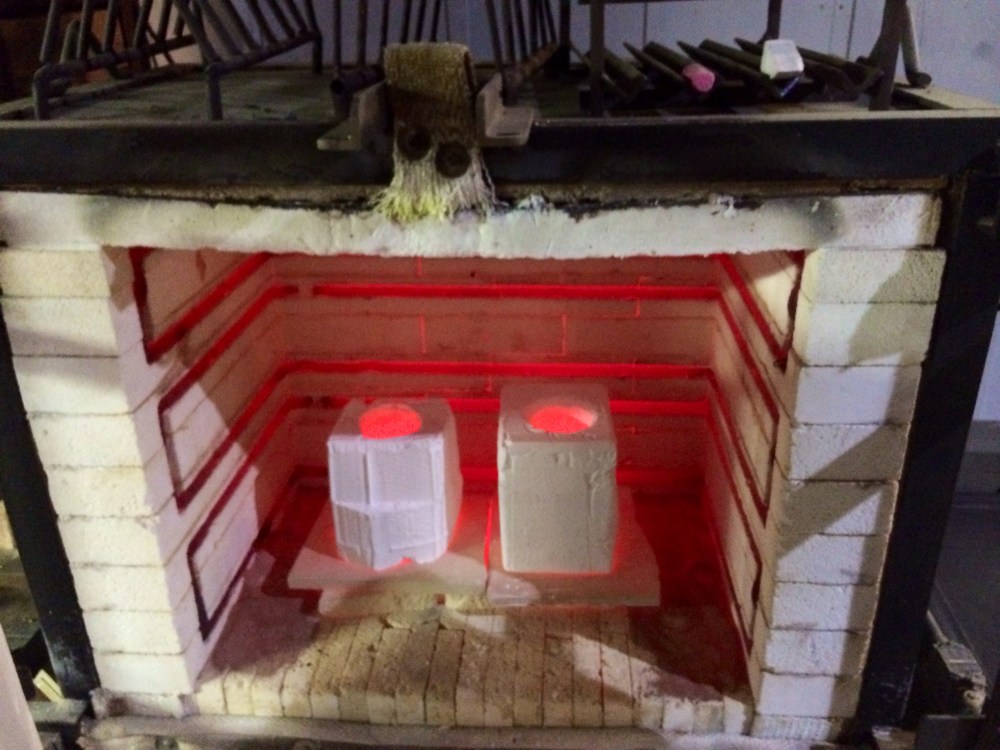 The oven was pretty hot!