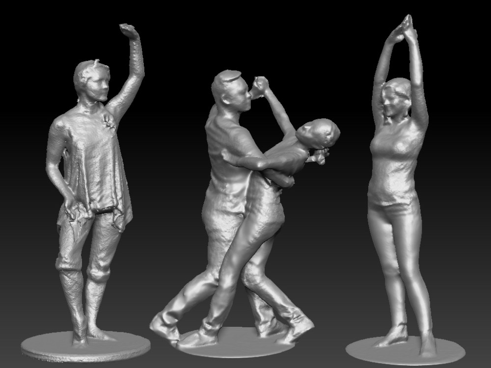 A number of dancers happened to come by to pose as well!