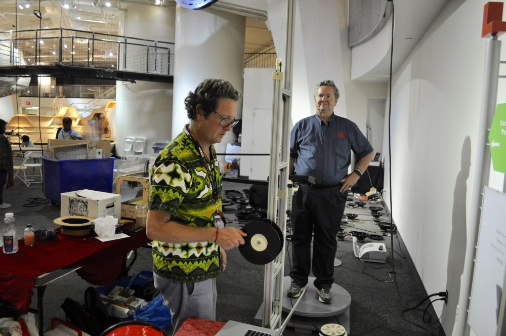 I even got to 3D scan Dale Doherty, Make Founder, as well as much of this year's crew as well. 