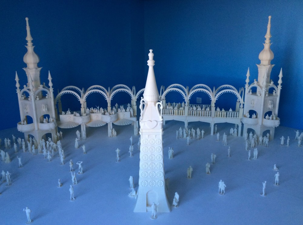 And now Luna Park is safely back in the Coney Island Museum!