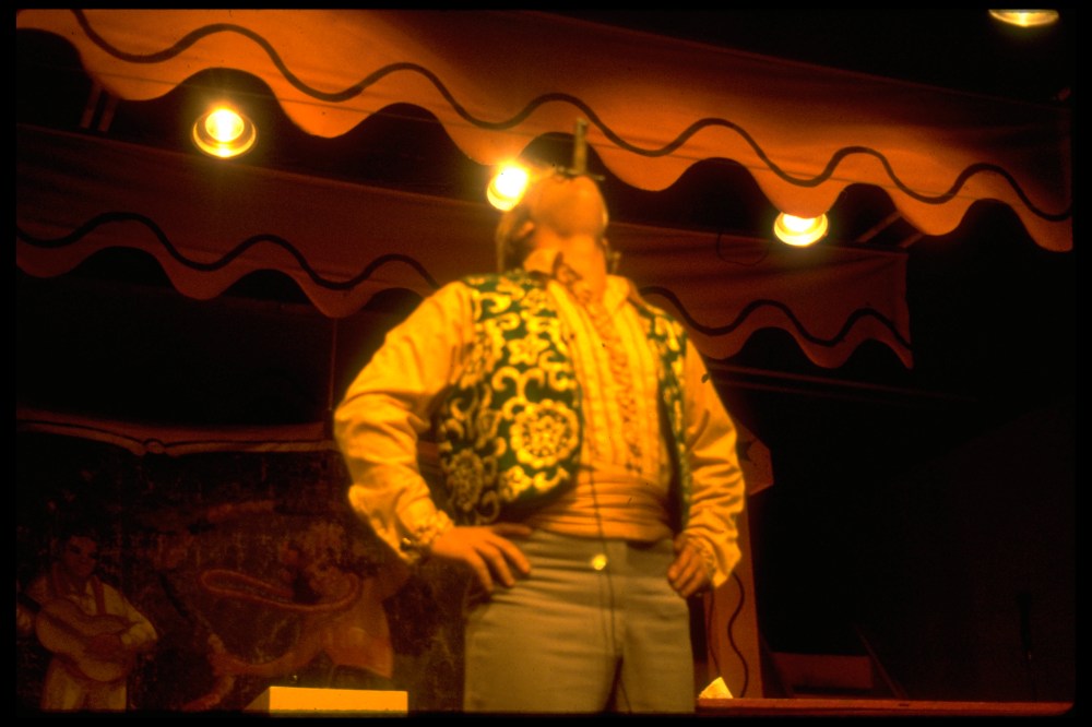 The first sword swallower I ever saw- Todd Knight, who later punctured his stomach after a fight with his girlfriend!