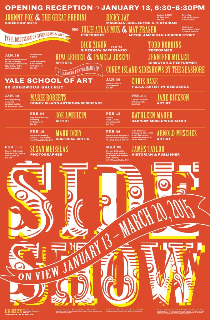 Side Show at Yale University Galleries Open January 13