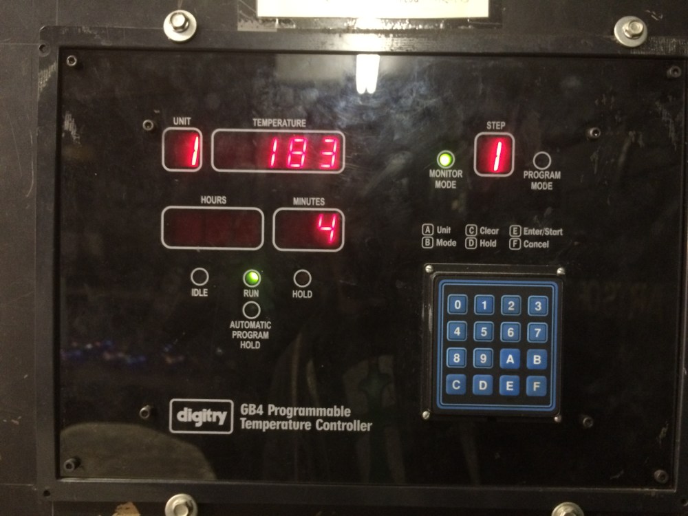 The GB4 computer is the standard oven controller and has been for over 30 years in the glass and ceramic world. I would LOVE to see someone make an internet connected Arduino oven controller with a mobile phone web interface. These things are archaic! If you're an Arduino Hacker interested in exploring this, please contact me.