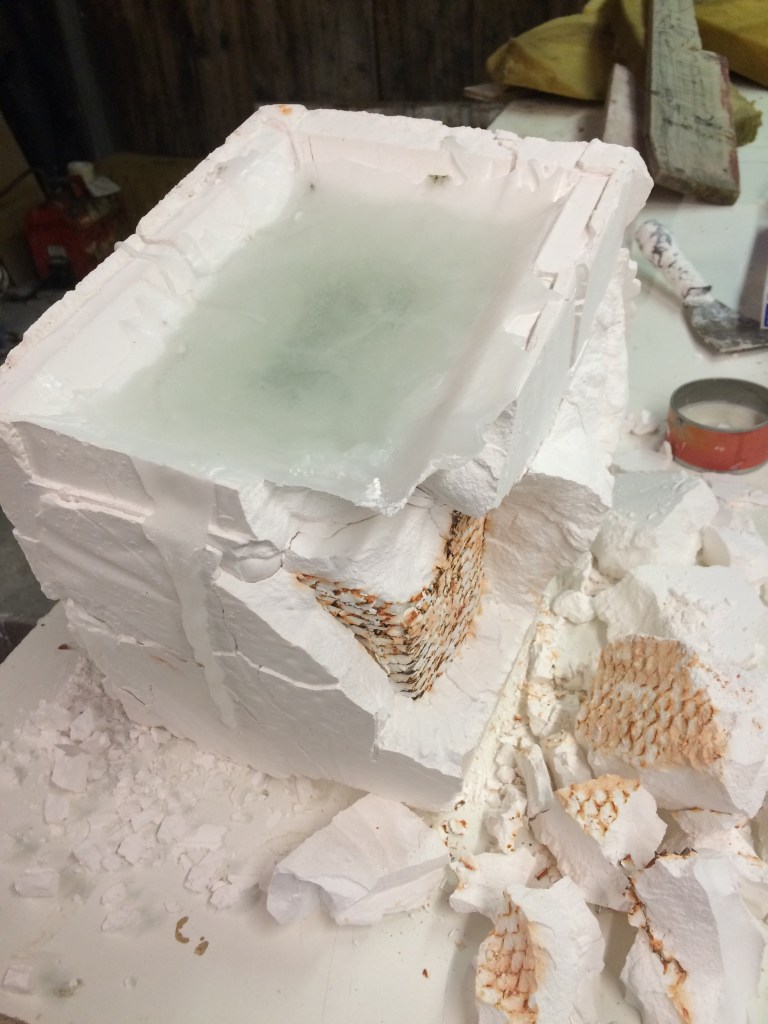 A couple process shots of divesting Zee. 