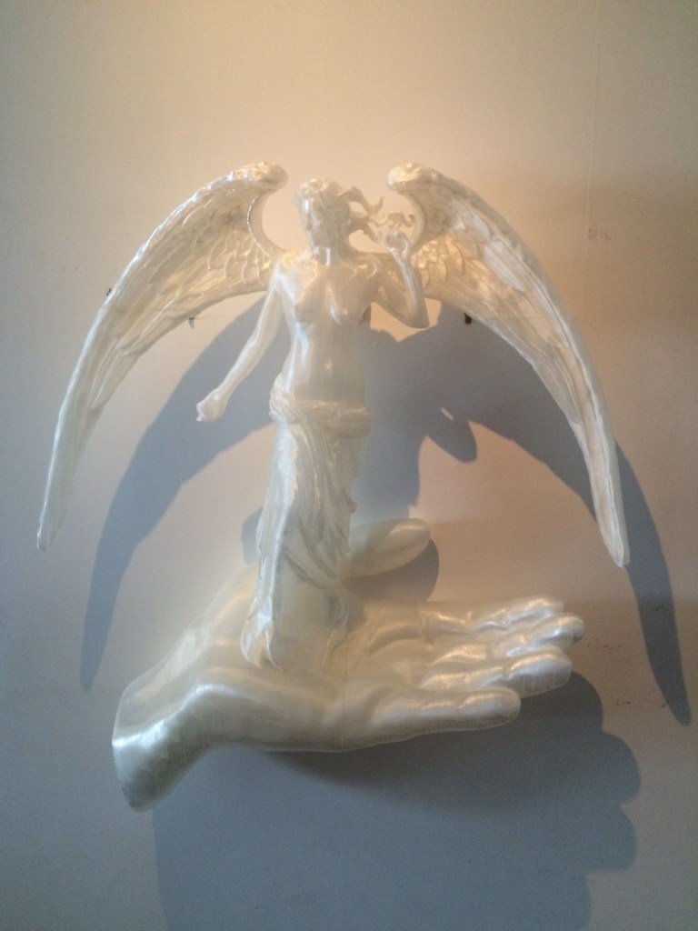 Creation, 3D printed PLA Plastic, 34"h, 31"w, 8"d